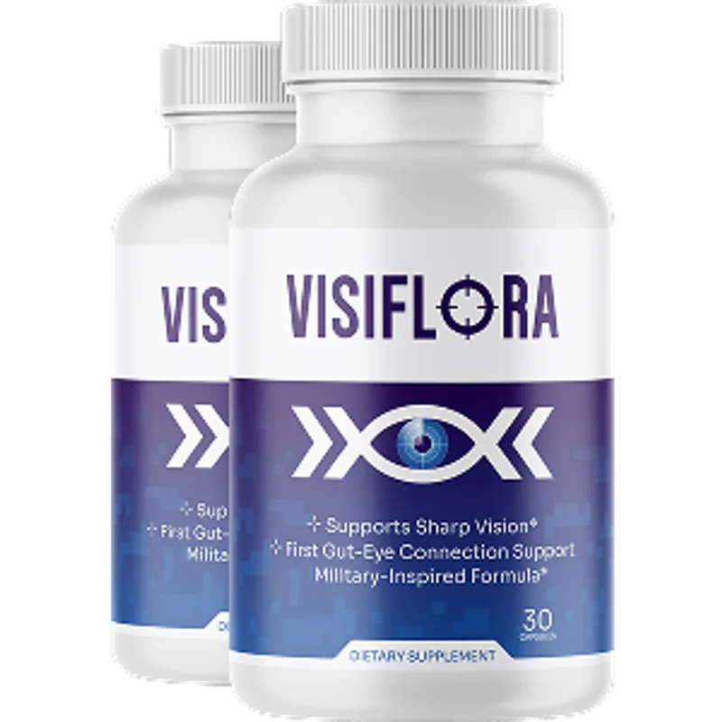 VisiFlora Natural Longevity & Vitality Formula — 2 Bottle / 60 Day Pack